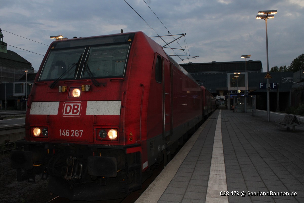 146 267 mit RB 86 in Lübeck Hbf